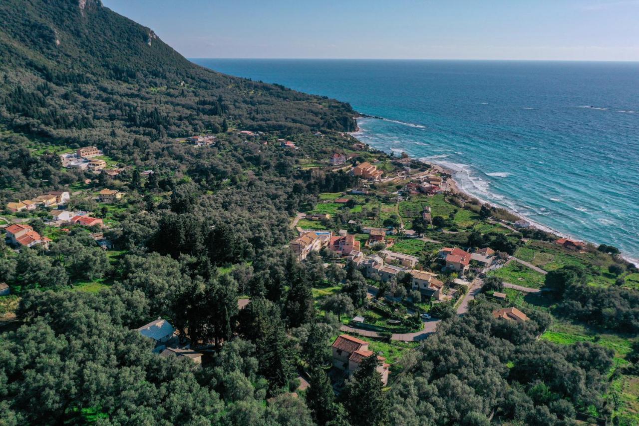 Апартаменты Amaryllis Seaview House By Guestcorfu Парамонас Экстерьер фото