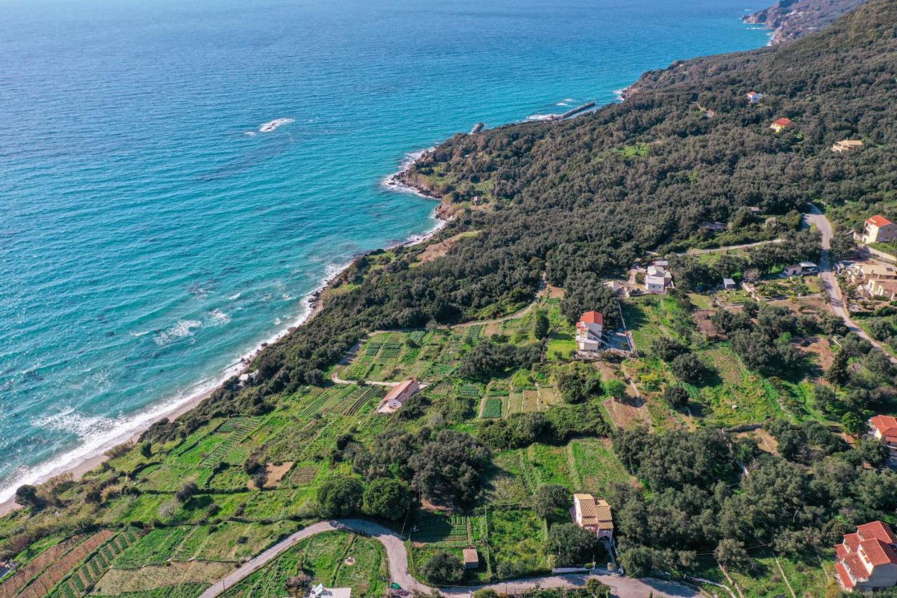 Апартаменты Amaryllis Seaview House By Guestcorfu Парамонас Экстерьер фото
